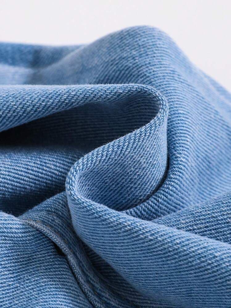 Tissu Denim Coton - Bleu Délavé